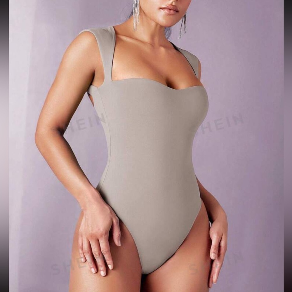 NEW Solid Sweetheart Neck Bodysuit
